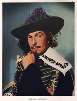 Vincent Price as Richelieu
